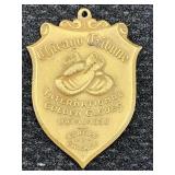 Vintage Chicago tribune boxing trophy medal