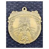 Vintage Chicago tribune boxing trophy medal