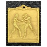 Vintage Chicago tribune boxing trophy medal