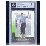 Beckett 9 2001 upper deck tiger woods