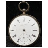 Vtg Ancre Joyaux Pocket Watch W/key Winding, Not