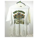 greenbay packers super bowl shirt xlarge