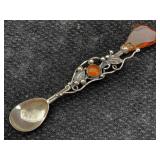 Sterling Silver Spoon, Tw 18.1g, Sz 4.75in Long
