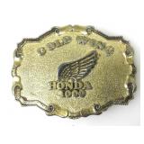 Joes MCN Vtg 1976 Gold Wing Honda 1000 Belt Buckle