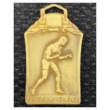 Vintage Chicago tribune boxing trophy medal