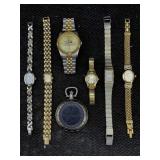 Collection Of Quartz Watches W/elgin, Citizen &