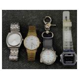 4 Quartz Watches Incl. Timnex, Wrangler, Nixon &