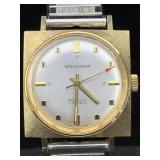 Vtg Waltham Wind Up Watch, 17 Jewels, Running
