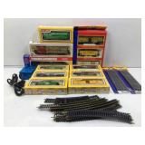 Life - Like train cars, assorted & more, track &