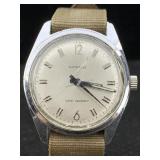 Vtg Caravelle By Bulova Wind Up Watch, N6, Running