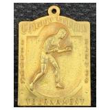 Vintage Chicago tribune boxing trophy medal