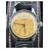 Vtg Calvert Wind Up Watch, 17 Jewels, Not Running