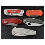 5 Pocket Knives Incl. Sog, Craftsman & More, Sz