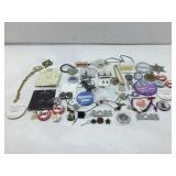 Fashion costume jewelry, pins and more