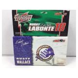 2 action racing 1:24 scale model race cars in