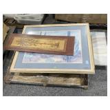 Assorted Framed Prints and Paintings  - largest