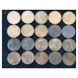 20 Us Pennies