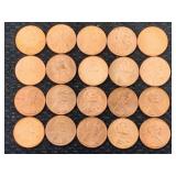 20 Us Pennies