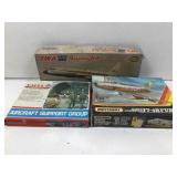 3 Model build kits. Open box. Assorted