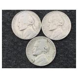 3-1960 D Nickels