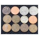 12 Assorted Us Coins