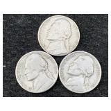 2-1957 Nickels & 1956 Nickel