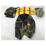 Military marines plush outfit. With pins