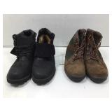 2 pair timberland boots size 7