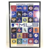 MLB poster framed