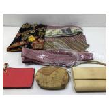 Ties and small fashion handbags.