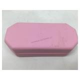 Swarovski prescription glasses in pink case
