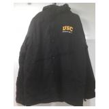 Nike Team apparel, USC basketball black jacket,