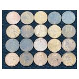 20 Us Pennies