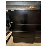 2 Metal 4 Drawer Filing Cabinets. From High End