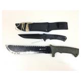 Ozark Trail 10 in knife & 6 in knife w/canvas