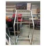 Bosch Metal display stand, approx 23x24x57in