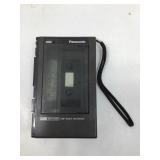 Panasonic cassette tape recorder.