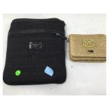 Michael Kors black messenger bag & gold color