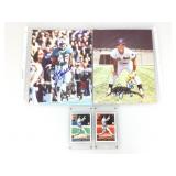 Mixed sports autographs with cards