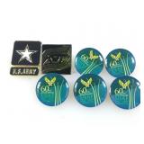 Military Pins. USAF 60th Anniversary Pins and 2