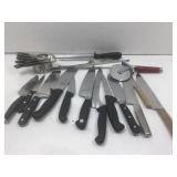 Knives, measuring cups and more.