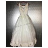 Michael Angelo, bridal gown with sequins and hoop