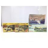 Model build kits. Assorted. Open box