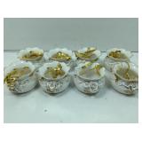 10 Ceramic candle holder potpourri dish