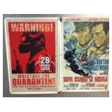 2 Movie posters, Where The Eagles Dare, Richard