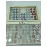 Fashion bling rings, adjustable, assorted colors &