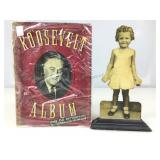 Vtg Roosevelt Album Magazine, 1945 & paper doll