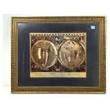 Gold Foil NovaTotius Terrarium Orbis Geographica