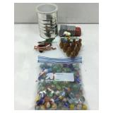 Marbles, lesney matchbox metal toy truck and