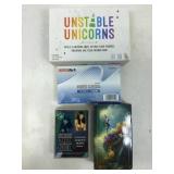 Collector cards, games and more. Some adult, open